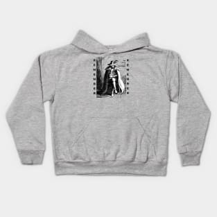 Remember Remember Guy Fawkes Day Vintage Illustration Kids Hoodie